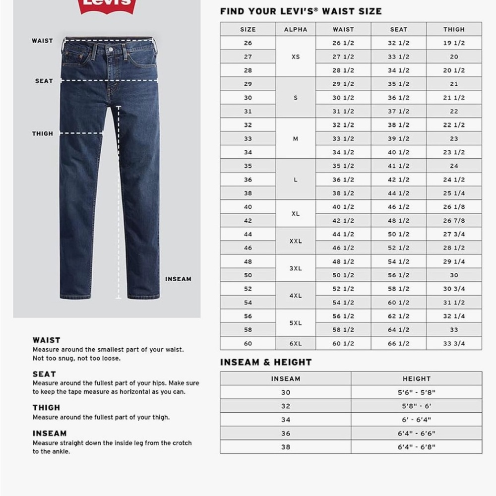 LEVI’S 511 SLIM Stretch Dark Wash Jeans, size Men’s 32X34 - Picture 4 of 7